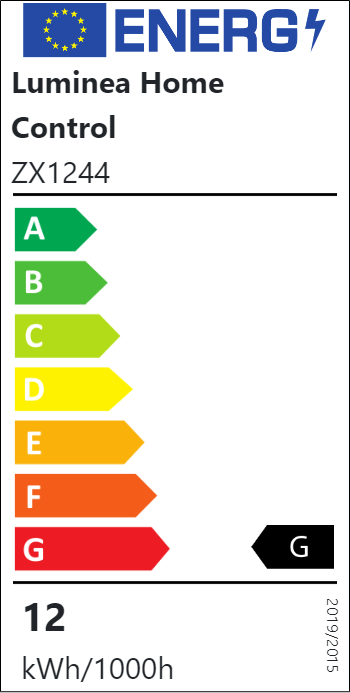 set di 4 luci da pavimento/angolo di sosta WLAN con LED RGB CCT IC, 12 watt, app, nero