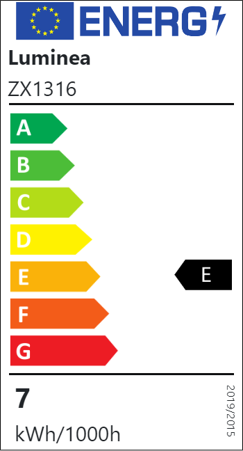 set di 8 lampade a filamento LED E27, 7 watt, A60, 806 lumen, 6000 K
