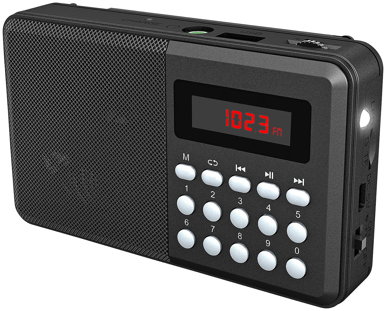 Radio de poche FM rechargeable bluetooth/MP3/USB/MicroSD TAR-702.bt