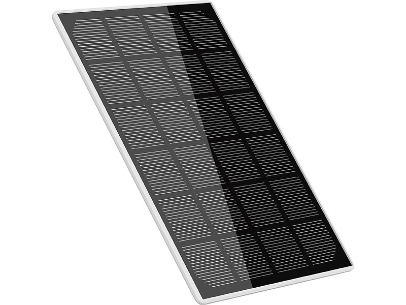 Panneau solaire universel pour caméras IP à batterie avec port micro-USB, 3 Watt, IP65