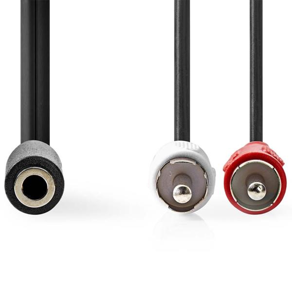 Adattatore cavo audio da presa 3,5 mm a spina RCA, 0,2 m: un convertitore stereo per HiFi e TV - suono compatto e potente