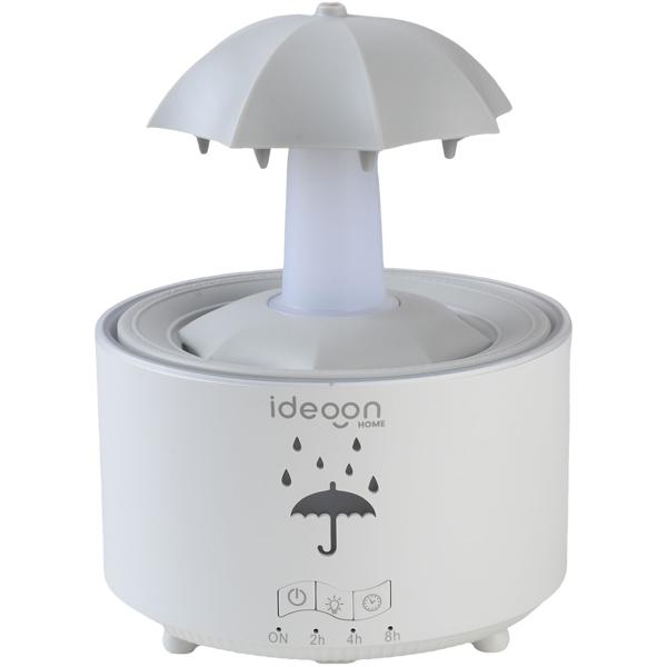 Aroma diffuser 300 ml with rain lamp – umbrella design, 7-color LED, timer & remote control, humidifier for aromatherapy & a calming atmosphere