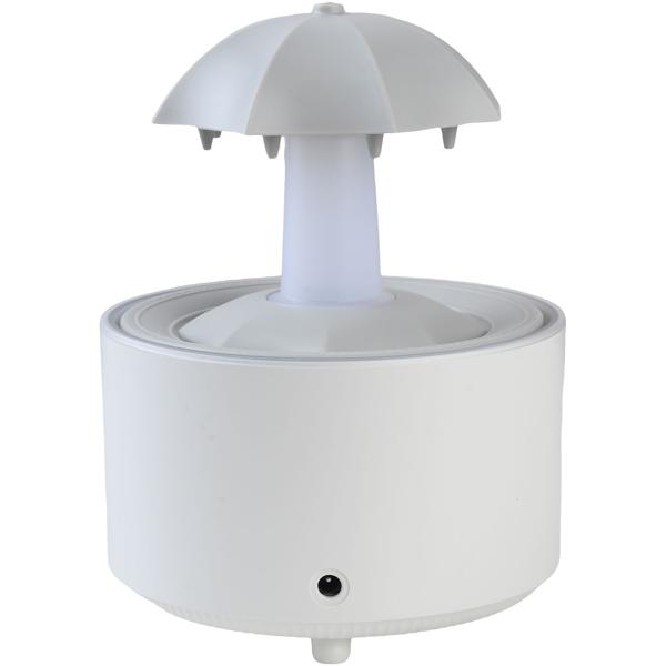 Aroma diffuser 300 ml with rain lamp – umbrella design, 7-color LED, timer & remote control, humidifier for aromatherapy & a calming atmosphere