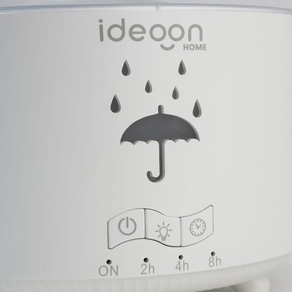 Aroma diffuser 300 ml with rain lamp – umbrella design, 7-color LED, timer & remote control, humidifier for aromatherapy & a calming atmosphere