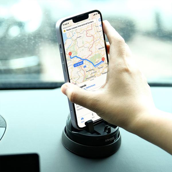 2 supports smartphone premium pour voiture, pivotants à 360° – excellentes qualité et stabilité – utilisation facile et fixation solide