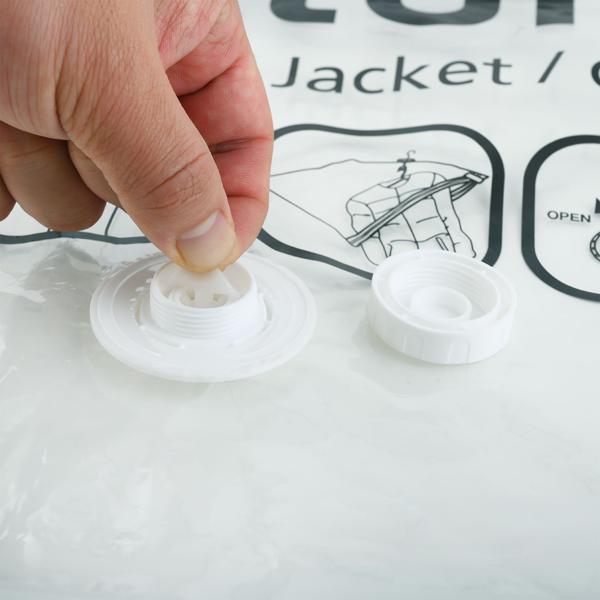 set di 12 sacchetti sottovuoto con ganci per abiti, 67 x 90 cm: un efficiente sacchetto per indumenti e biancheria da letto - per proteggere i vostri tessuti