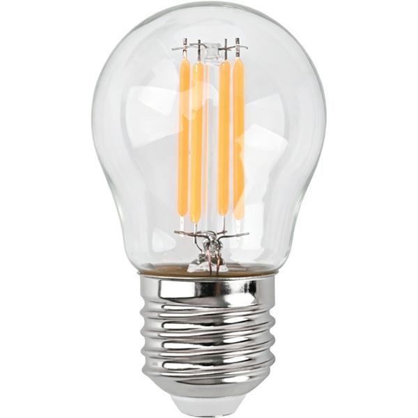 Lampadina LED a filamento G45 E27 4 W 400 lm bianco caldo 2500 K vintage lampadina retrò dimmerabile luce calda forma a globo Edison lampada a goccia
