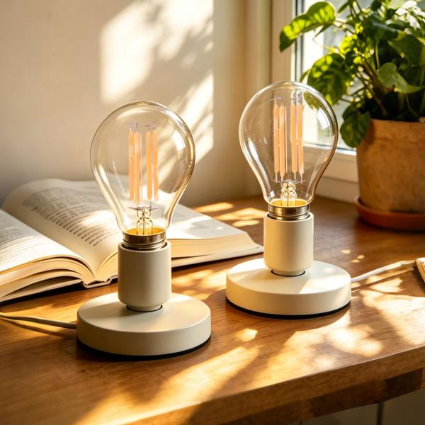 Lampadina LED a filamento G45 E27 4 W 400 lm bianco caldo 2500 K vintage lampadina retrò dimmerabile luce calda forma a globo Edison lampada a goccia