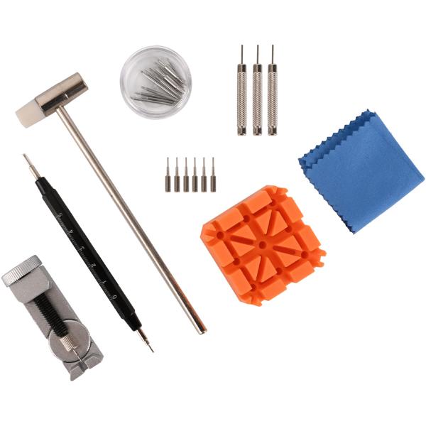 Professional watch strap repair set, 26-piece: strap shortener & strap changing tool - A professional set for watch care at home