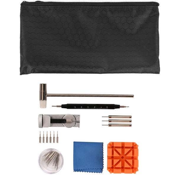 Professional watch strap repair set, 26-piece: strap shortener & strap changing tool - A professional set for watch care at home