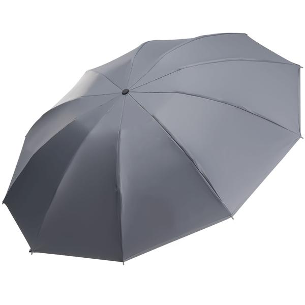 set di 2 ombrelli pieghevoli con torcia LED, Ø105 cm, antracite: un compagno perfetto per tutte le stagioni in caso di buio e pioggia