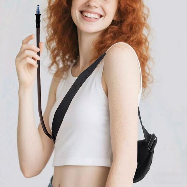 Sac banane ultraléger avec poche à eau 1 l – idéal pour randonnée, course à pied, vélo, sport et plein air