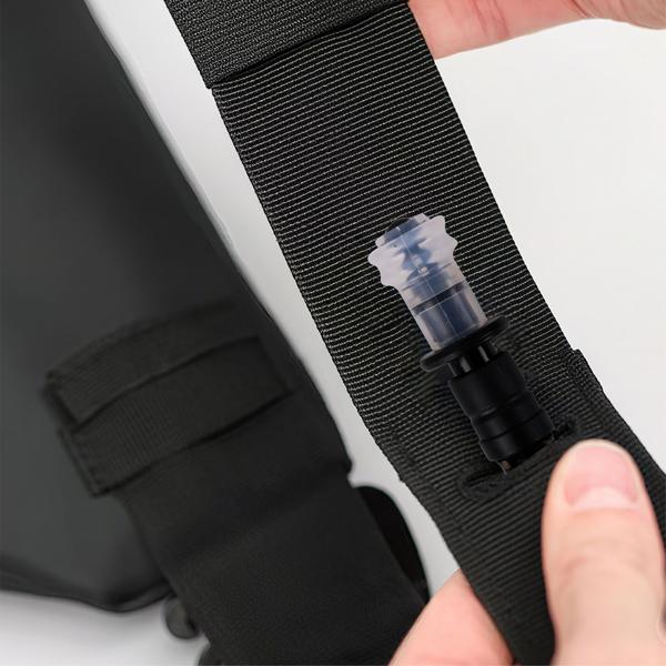 Sac banane ultraléger avec poche à eau 1 l – idéal pour randonnée, course à pied, vélo, sport et plein air