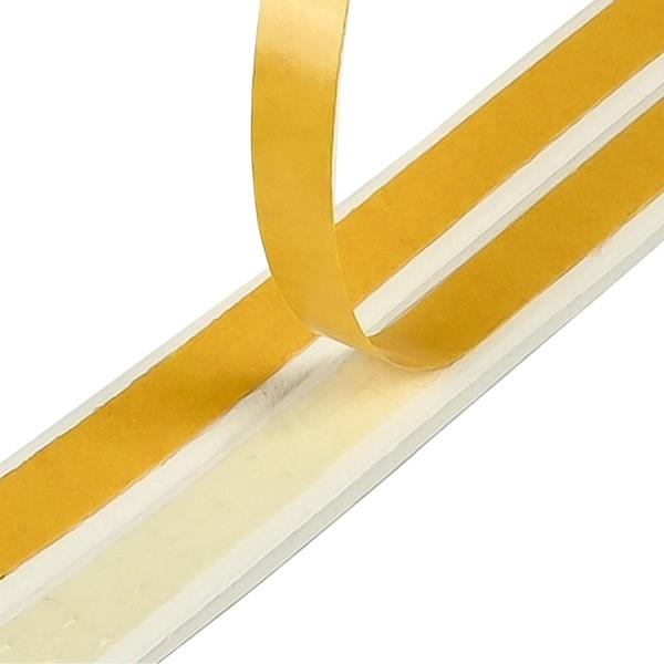 Strisce di esclusione delle correnti d‘aria D-Profile bianche, set di 4 (3 m x 9x4 mm): Autoadesivi, resistenti e a risparmio energetico - Perfetti contro freddo, rumore e polvere!