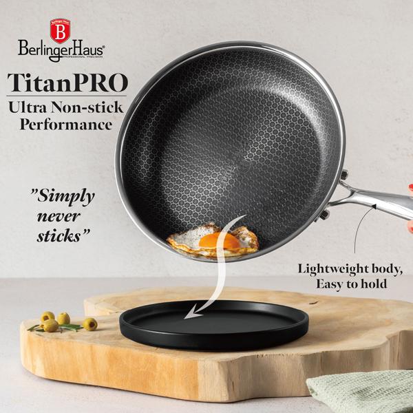 Set di pentole Premium, 8 pezzi - set di pentole eleganti e robuste per l‘uso quotidiano, pentole e padelle di alta qualità per un uso professionale in qualsiasi cucina