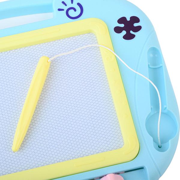 Magnetische Zaubertafel 32x23 cm – Wiederbeschreibbare Maltafel mit Magnetstift & 2 Stempeln, kreative Frühförderung und Reisespiel für Kinder