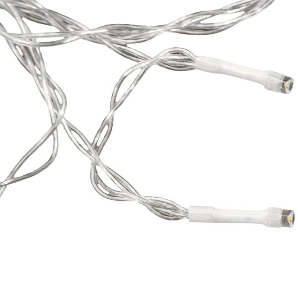 Luci di fata bianco caldo 1,7 m: decorazione d‘atmosfera con 8 modalità e timer - libertà senza fili grazie alla batteria, ideale per interni ed esterni