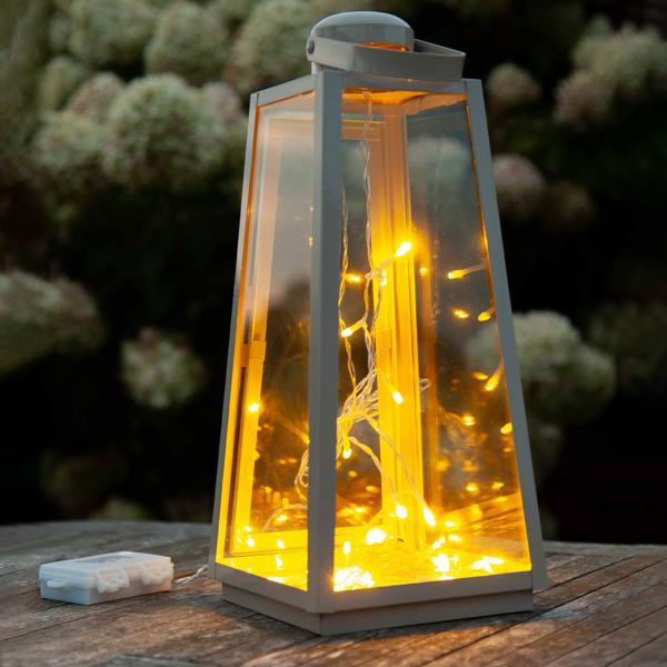 set of 2 LED fairy lights warm white 1.7m: Atmospheric decoration with 8 modes & timer - Cordless freedom with battery, ideal for indoor & outdoor use