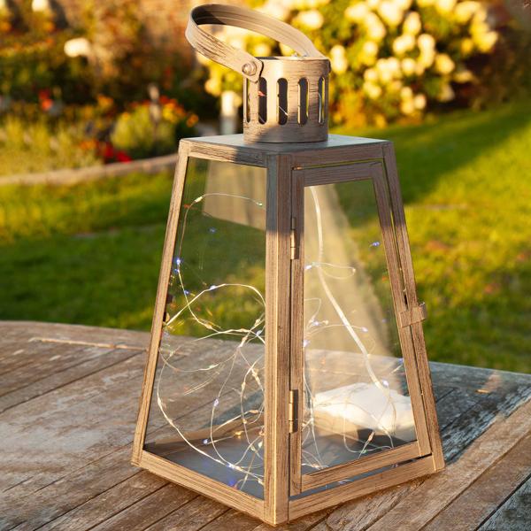 Catena luminosa in filo multicolore 80 LED IP44, 425 cm, a batteria - luci colorate per decorazioni d‘atmosfera per interni ed esterni