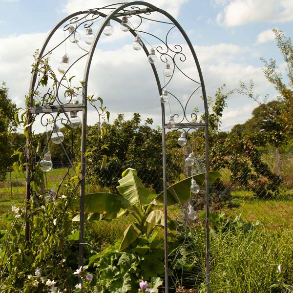 set of 2 solar LED fairy lights with 20 LEDs, light bulb shape, 2.85 meters, IP44