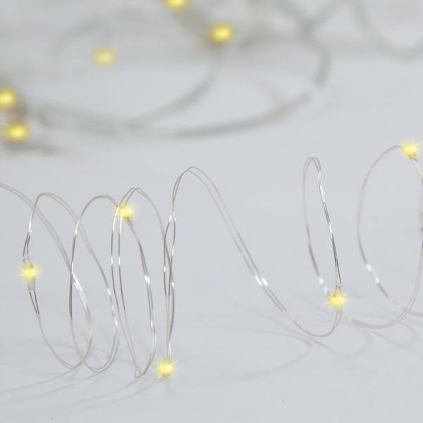 2er-Set Eleganter LED-Lichtervorhang mit Fernbedienung, warmweiss, 200 LEDs, 3x3m: Gemütliche Beleuchtung & Romantische Deko für Schlafzimmer&Wohnzimmer