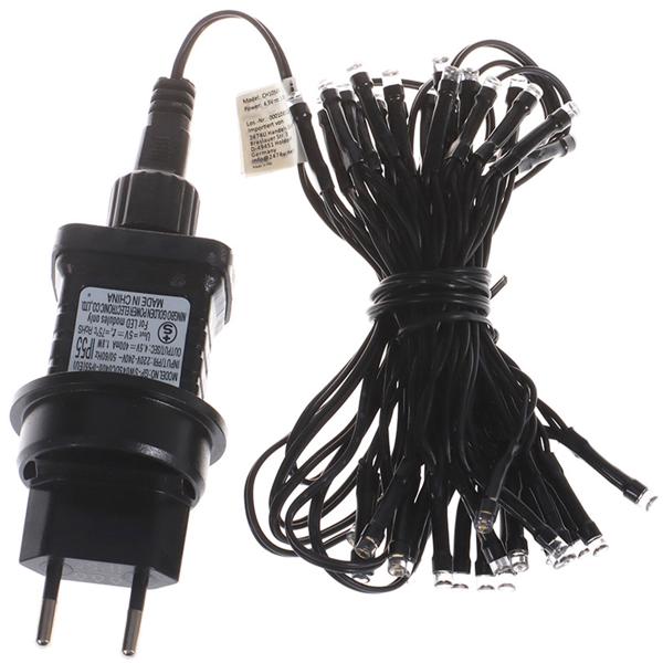 Stimmungsvolle LED Lichterkette 40 LEDs warmweiss 3m – IP44 – Perfekt für Terrasse, Balkon, Garten & Weihnachten