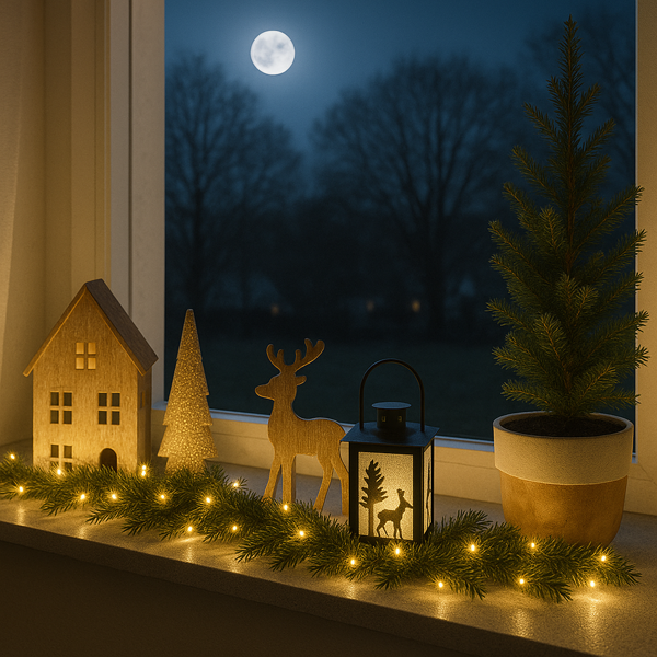 Splendida catena luminosa da 100 LED 7,5 m bianco caldo – IP44 impermeabile, a batteria con timer per decorazioni natalizie e feste all‘aperto