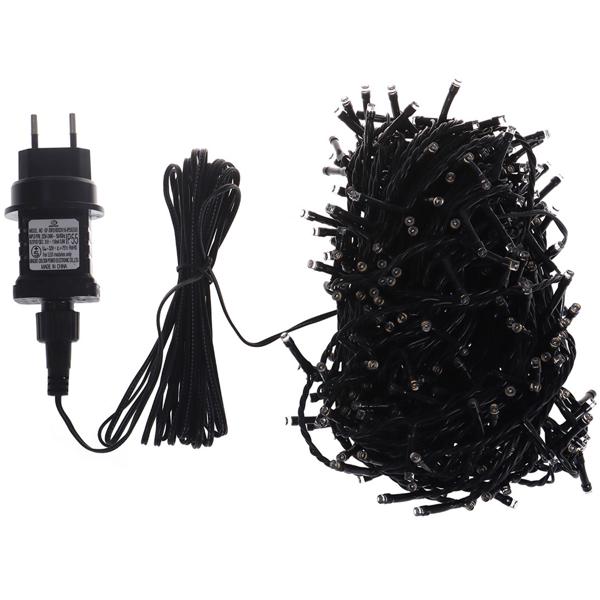 Stimmungsvolle LED Lichterkette 24m, 320 Lichter warmweiss, IP44 - Perfekte Gartenbeleuchtung, Partydeko, Weihnachtsdeko