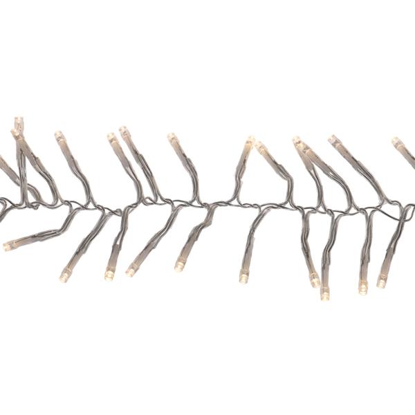 Wunderschöne LED-Büschel-Lichterkette, 2000 warmweisse LEDs, 8 Leucht-Modi, IP44, 20m - Ideal für Weihnachten, Balkon, Garten, Hochzeit & Dekoration