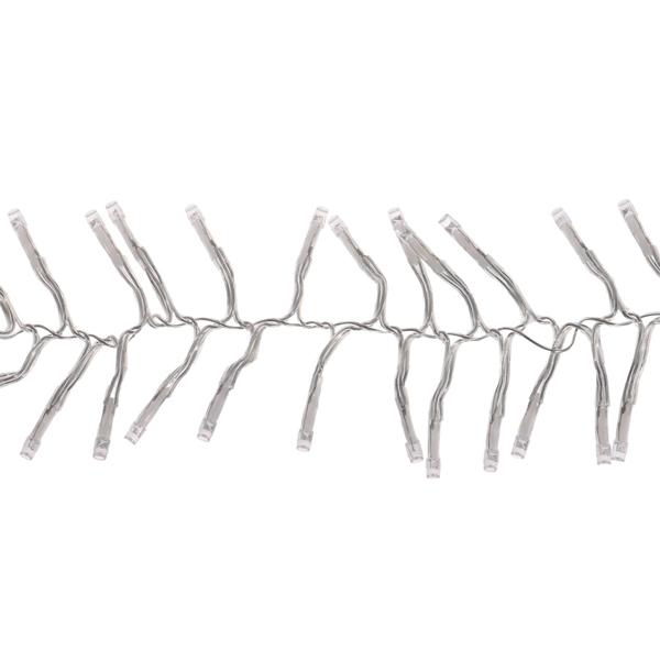 Wunderschöne LED-Büschel-Lichterkette, 2000 warmweisse LEDs, 8 Leucht-Modi, IP44, 20m - Ideal für Weihnachten, Balkon, Garten, Hochzeit & Dekoration