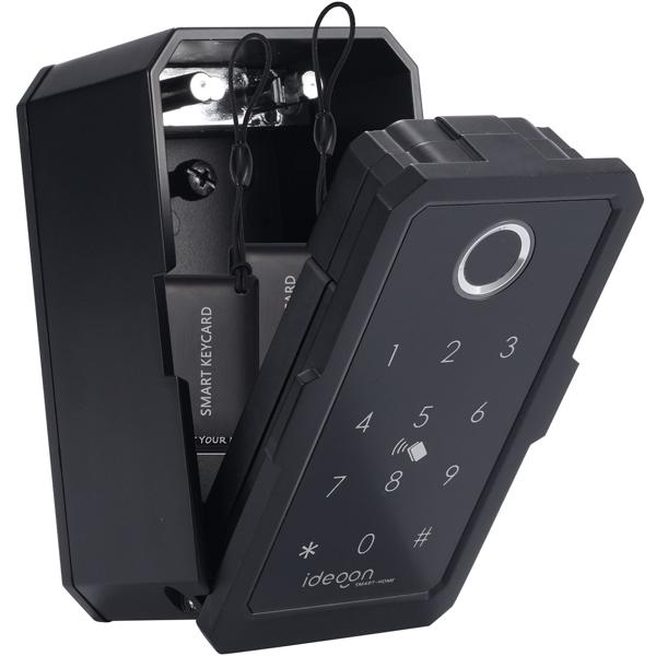 Smart key safe with fingerprint, PIN, transponder card, Bluetooth - A secure keybox for home, office & vacation rental