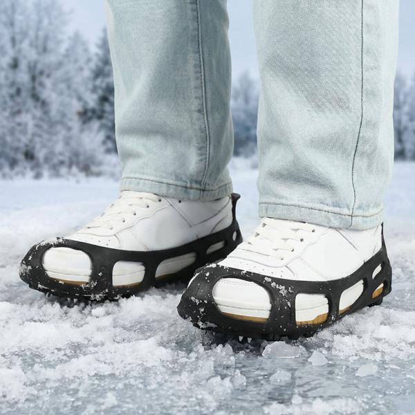 Premium shoe spikes for shoe size 35–39: secure traction on ice & snow, crampons for maximum sure‑footedness, non-slip & durable