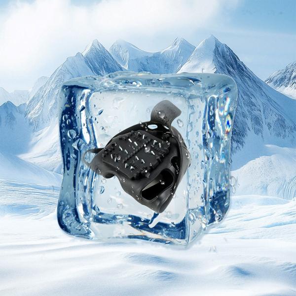Premium shoe spikes for shoe size 44-47: Secure traction on ice and snow, maximum foothold, anti-slip & durable