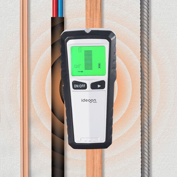 5in1 wall scanner locator: Precise detection of metal & wood - No more drilling into pipes - For safe DIY work