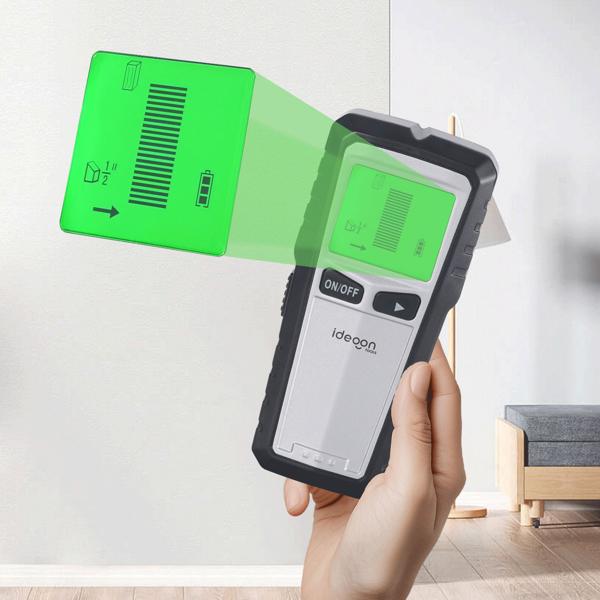 5in1 wall scanner locator: Precise detection of metal & wood - No more drilling into pipes - For safe DIY work