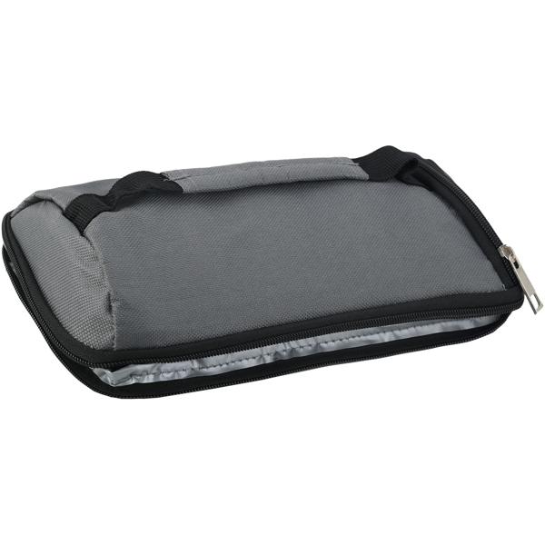 Mini-Kühltasche faltbar (6L) - Isoliert & auslaufsicher - Kühltasche mit Schultergurt, Tragegriffen & Trennfächern für Picknick & Büro