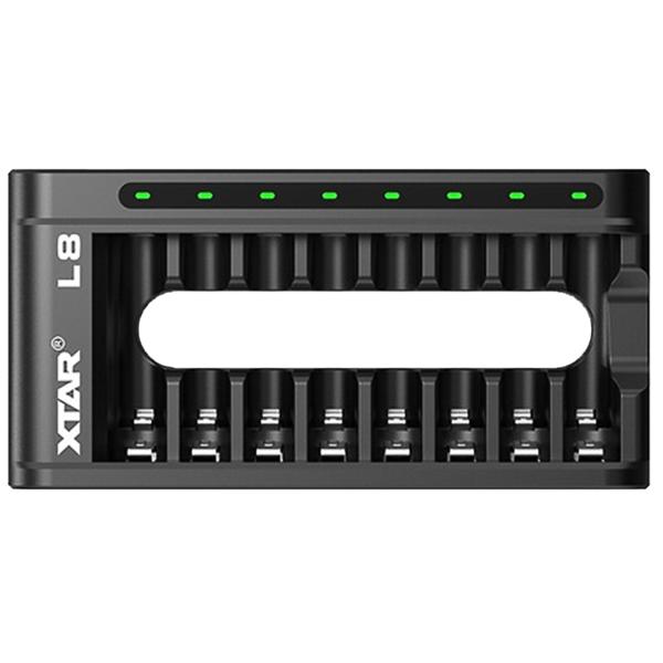 Akku-Ladegerät für AAA/AA: Li-Ion/NiMH, 8 Schacht Universal Charger – Ein smarter Ladeheld für Power & lange Laufzeit