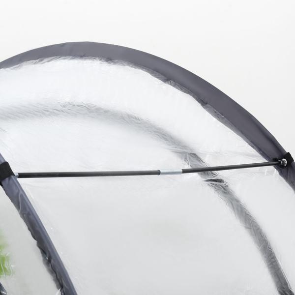 2er-Set Robustes Foliengewächshaus und Überwinterungszelt, 175x186x84 cm: Ein Pflanzenschutz für optimale Ernte & frostfreie Pflege