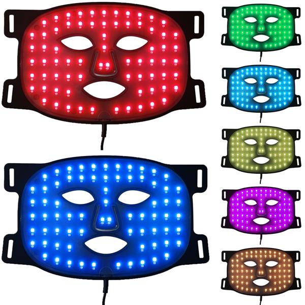 Masque LED de luminothérapie révolutionnaire pour visage – pour un teint éclatant – produit de beauté et de soin du visage