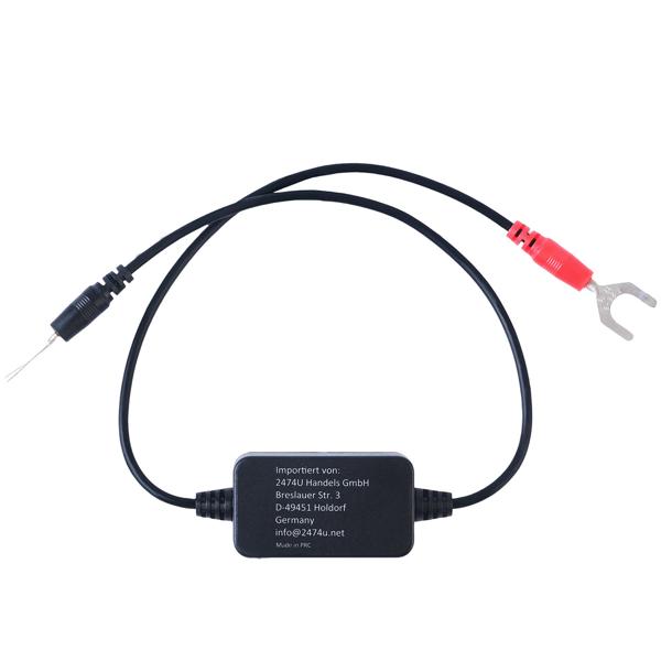 Hochleistungs-KFZ-Batterie-Wächter mit App – Zuverlässige 6-12V Überwachung für maximale Startleistung, Batterie Monitor, IPX7