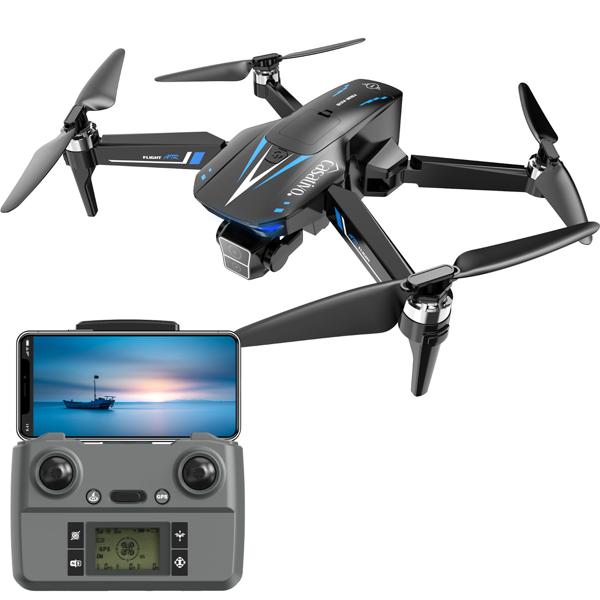 Profi GPS-Drohne mit Full-HD-Kamera, inkl. Ersatz-Akku: Gestochen scharfe Luftaufnahmen – 800m Reichweite & kompaktes Design für Abenteurer