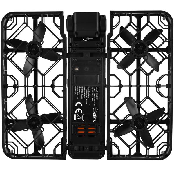 Kamera Drohne faltbar mit Full-HD Dual-Kamera & 120m Reichweite – FPV Steuerung m. 4,5 Zoll HD Bildschirm, Optical Flow & 50x Zoom