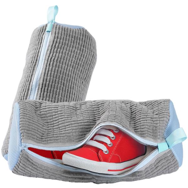 2er-Set Schuhwaschbeutel mit Reinigungsfasern: Schont Sneaker & Turnschuhe in der Waschmaschine, Effektive Reinigung & Schutz - strahlend saubere Schuhe