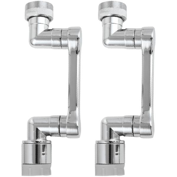2er-Set 1080° Drehbarer Wasserhahn-Aufsatz: Für Bad & Küche – Ein flexibler Armatur-Sprudler – Spart Wasser & bringt Komfort