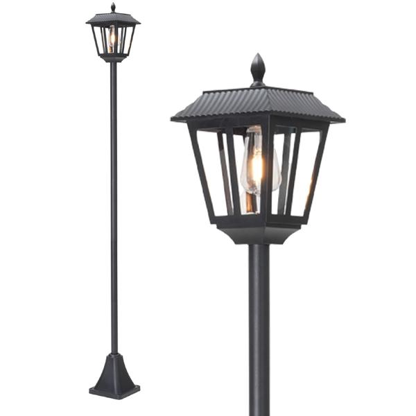 Hochleistungs Solar-LED-Gartenlaterne mit Dämmerungssensor - dimmbar & wetterfest IP44. Für stimmungsvolle Momente im Garten und auf der Terrasse