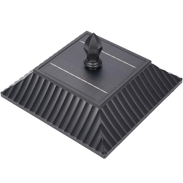 Hochleistungs Solar-LED-Gartenlaterne mit Dämmerungssensor - dimmbar & wetterfest IP44. Für stimmungsvolle Momente im Garten und auf der Terrasse