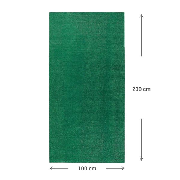 Artificial grass carpet light green 100x200cm: Easy-care, UV-stable & weatherproof - your evergreen lawn paradise for balcony & terrace