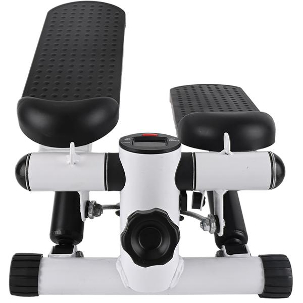 Compact mini stepper with training computer and resistance bands, max. 100 kg - Ideal for home workout and fitness