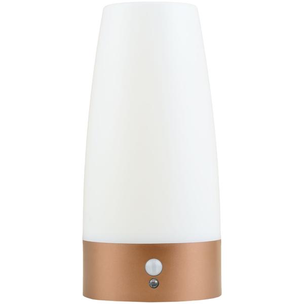 Elegante lampada da tavolo LED con sensore di movimento - Lampada da corridoio senza fili con luce bianca calda - Ideale come luce notturna in camera da letto