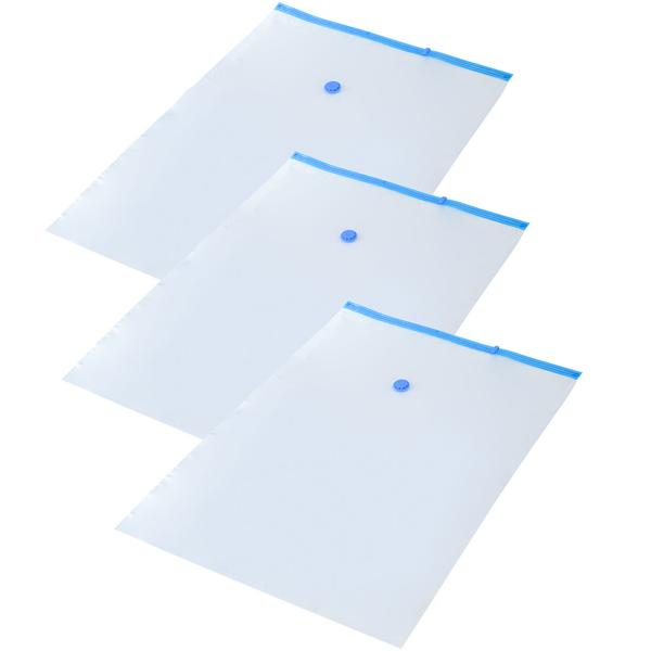 set of 6 space-saving vacuum bags XL, 80 x 120 cm, compression with vacuum cleaner, storage bags, garment bags without dust or creases 